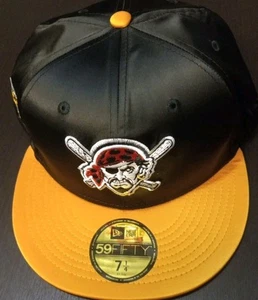 Pittsburgh Pirates 59fifty New Era Satin 2006 All Star Game Fitted Hat 7 1/4 Blk - Picture 1 of 9