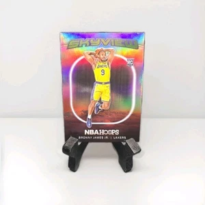 Bronny James Jr. 2024-25 Panini NBA Hoops RC Skyview Insert Holo Foil #21 Lakers - Picture 1 of 2