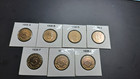 3.Reich 5 Pfennig 1939 A,B,D,E,F,G,J  Komplett