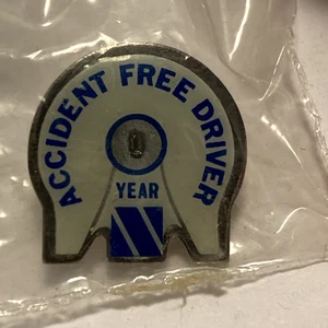 Unfallfreier Fahrer 1 Jahr - Vintage Racing Pin Sammlerstück - Bild 1 von 2