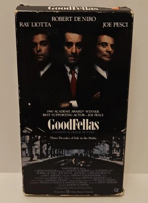Goodfellas VHS 1991 Robert De Niro Ray Liotta Joe Pesci  Foto 1 de 4