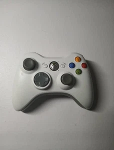 Mando Inalámbrico Oficial Microsoft Xbox 360 BLANCO Original Original OEM - Imagen 1 de 1