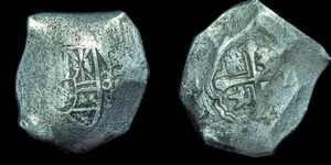 Pirate Cob Spanish colonial Mexico 8 Reales 1711 -1728 Rare, 26.8 G*" - Picture 1 of 3