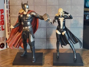 Kotobukiya Marvel Now! ArtFX+ Uncanny X-Men Emma Frost & Thor Statues Lot of 2 - Picture 1 of 6