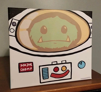 🔥Figura Vinilo Abominable Toys Edición Limitada Astronauta Chomp Por Anna Bernal Foto 1 de 4