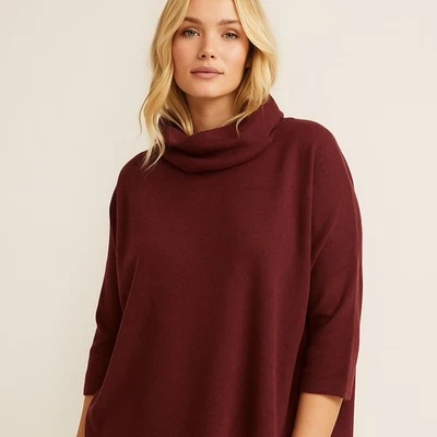 Poncho suéter Smartwool Edgewood XS suéter negro cereza brezo Foto 1 de 4