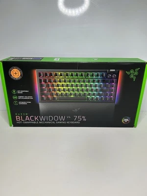 Razer BlackWidow V4 75% - Mechanical Gaming Keyboard “Brand New And Sealed” - Image 1 of 3
