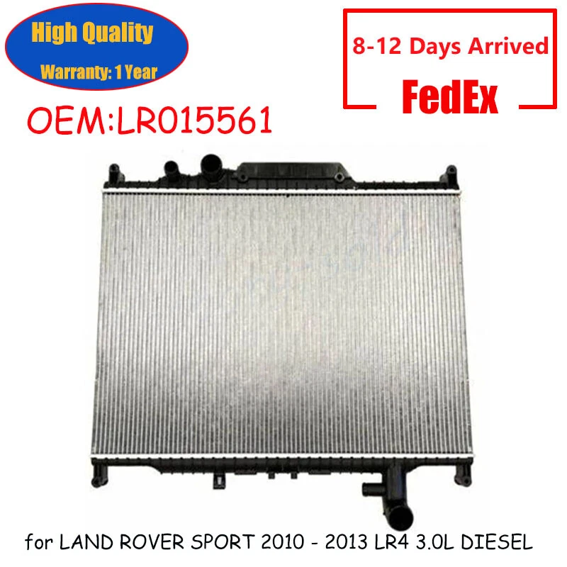 Radiador apto para Land Rover Sport 2010-2013 LR4 3,0 L diésel LR015561 Foto 1 de 1