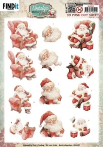 FIND IT TRADING - 3D PUSH OUT - NOSTALGIC NOEL - SANTA - Bild 1 von 1