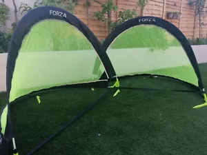 FORZA Flash Pop-Up KIDS FOOTBALL GOAL Pair- 4 Ft Target Goal Minimal Use +BAG - Picture 1 of 4