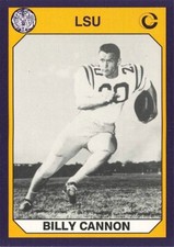 1990 Collegiate Collection LSU Tigers Billy Cannon #137 