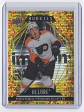 2022-23 Upper Deck Allure Glitter Bomb Gold Hayden Hodgson Rookie 019/199