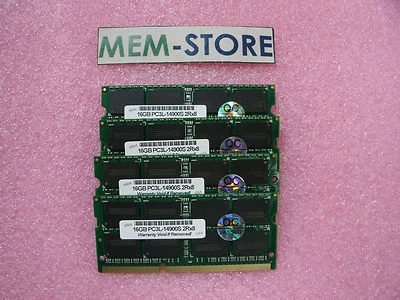 64GB 16GBx4 Kit 1867MHz 1.35V DDR3 SODIMM Memory Apple iMac 27-inch late 2015 - Image 1 of 2