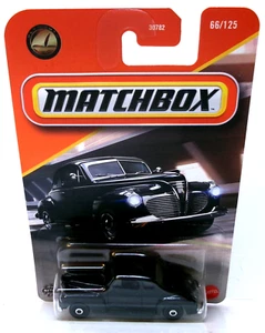 Matchbox 2025 1:64 MBX SHOWROOM 66/125 NEGRO 1941 PLYMOUTH CUPÉ - Imagen 1 de 10