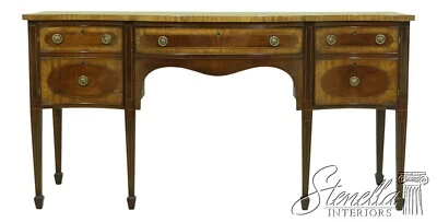 52838EC: SCOTT THOMAS Hand Crafted Inlaid Mahogany Federal Sideboard - Image 1 of 4