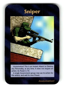 Sniper Card Limited INWO Illuminati New World Order - Picture 1 of 4