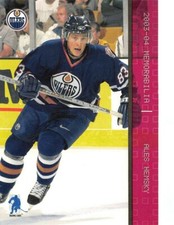 2003-04 BAP Memorabilia Ruby #3 Ales Hemsky /200