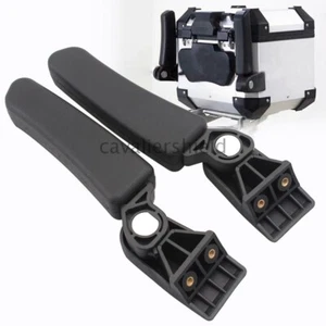 Aluminum Universal Motorcycle Foldable Rear Passenger Side Box Armrest For Honda - Picture 1 of 12