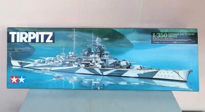TAMIYA 1/350 BATTLESHIP GERMAN TIRPITZ KIT MONTAGGIO NO.78015 - Immagine 1 di 2