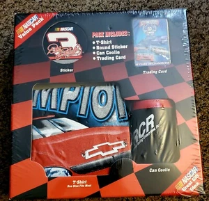 Dale Earnhardt #3 Nascar Vintage Value Pack T-shirt Sticker Can Coolie Card 1998 - Picture 1 of 3