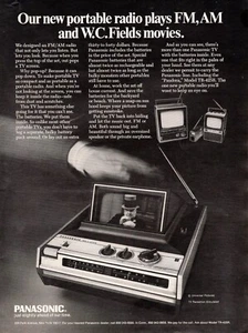 1969 vintage Mini Portable TV AD PANDORA TR-425R Panasonic Radio & TV 063024 - Picture 1 of 1