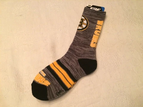 FBF Originals Boston Bruins Socks Medium - See Size Chart Cover