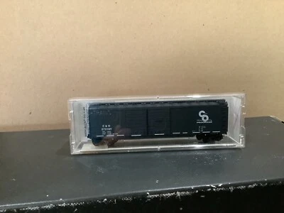 Chesapeake & Ohio N Scale 50' Double Door Auto Box Car MTL #78070-MINT - Image 1 of 4
