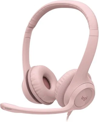 Logitech H390 Wired Headset with Noise Cancelling Microphone USB in-line control - Image 1 of 4