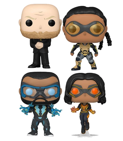 Funko Pop! DC Comics: Black Lightning (Set of 4) Cover