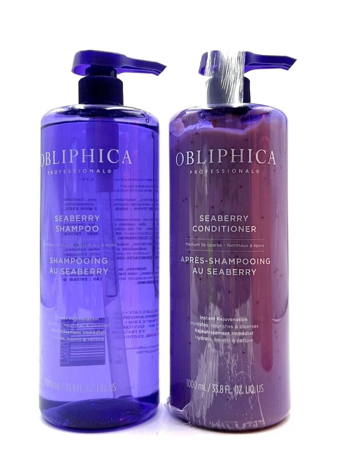 Champú y acondicionador Obliphica Seaberry cabello medio a grueso 33,8 oz dúo Foto 1 de 1
