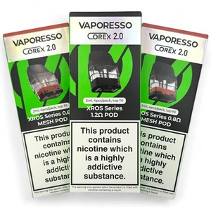 Vaporesso XROS Corex 2.0 Pods For 3, 4, 5, Mini, Cube, Pro Kit 2ml Cartridge Pod - Picture 1 of 6