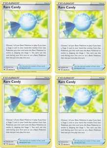 Pokemon Card - Rare Candy - Sword and Shield Base - x4 Card set Playset - 180/20 - Picture 1 of 1