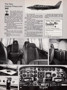 1972 Cessna 340 Aircraft ad 7/25/2024d - Picture 1 of 1