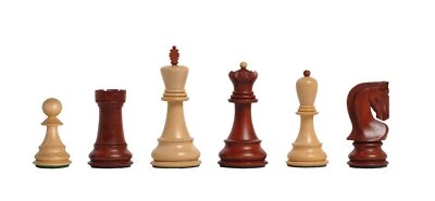 The Zagreb '59 Chess Set - Pieces Only - 3.875" King - Mahogany Gilded - Image 1 of 4