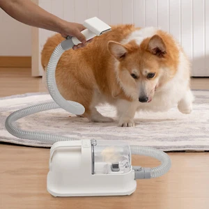 Máquina de aseo profesional para gatos y perros 350 W 3 en 1 juego de herramientas de aseo para mascotas blanco - Imagen 1 de 20