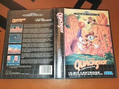 ## Quackshot Starring Donald Duck - Sega Mega Drive Game - Cib / Complete ## - Image 1 of 2