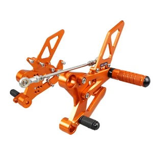 CNC Adjustable Rearsets Foot Pegs Footrest Foot Pedal For KTM 890 Duke 2020-2023 - Picture 1 of 6