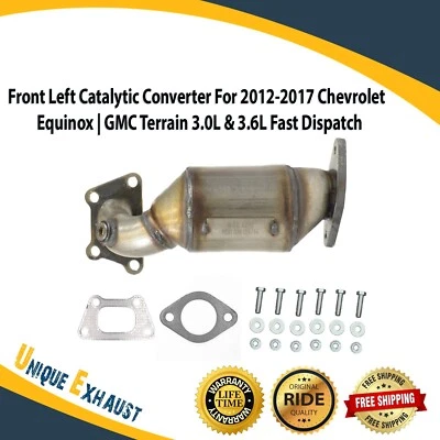 Front Left Catalytic For 2012-2017 Chevrolet Equinox | GMC Terrain 3.0L & 3.6L - Изображение 1 из 4