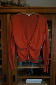 Banana Republic Sommerstrickjacke dünne Strickjacke lachs rosé Gr. M - Bild 1 von 5