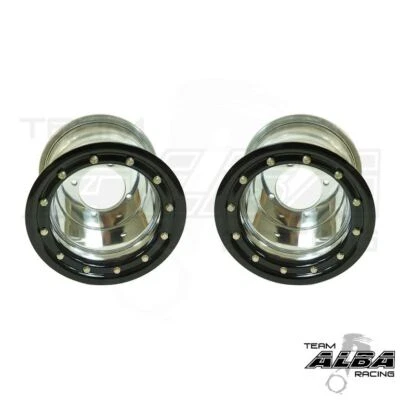 Ruedas traseras Kawasaki KFX 400 KFX 450R Beadlock 9x8 3+5 4/110 Alba Racing PB Foto 1 de 2