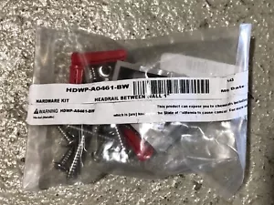BRADLEY PORTA BAGNO COMMERCIALE STALLA HEADRAIL TRA PARETE KIT 1" - Foto 1 di 3