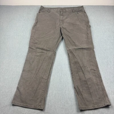 Pantalones Dickies Hombres 42X32 Gris Denim Carpintero Algodón Pesado Martillo Lazo Ropa de Trabajo Foto 1 de 4