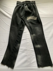 USAUMES Boys Black Fadded Sweatpants Size S - Picture 1 of 12