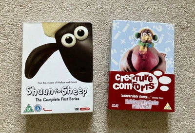 Shaun the Sheep, Creature Comforts, Aardman DVD box set bundle - Image 1 of 4