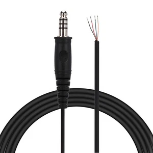 DIY Replacement Cable Spring Adapter Cord For Helicopter Headset U-174/U Mil BEA - Photo 1 sur 9