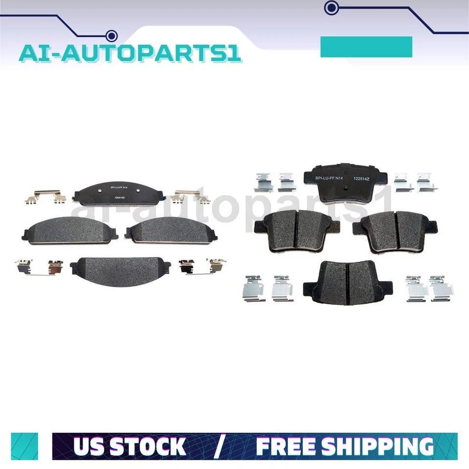 Kit de pastillas de freno delanteras traseras Ford Freestyle 2005 2006 2007 Foto 1 de 3