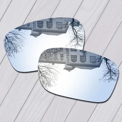 TARGETVISION POLARIZED Replacement Lenses For-Oakley Holbrook OO9102 Sunglass - Silver Chrome