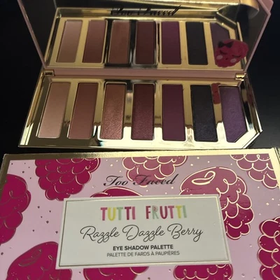 Too Faced Tutti Frutti * RAZZLE DAZZLE BERRY * 7 Scented Eye Shadow Palette BNIB - Image 1 of 3