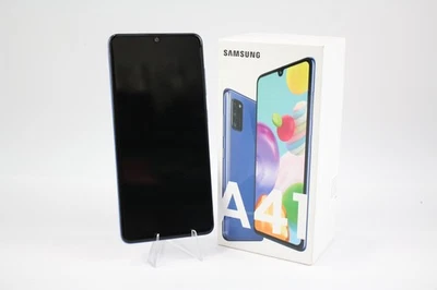 Samsung Galaxy A41 (Unlocked) 64GB Prism Crush Blue Grade C Original Box - Image 1 of 4