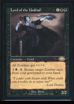 2001 Magic The Gathering MTG LORD OF THE UNDEAD Planeshift LP Lightly Played #44 - Image 1 of 2